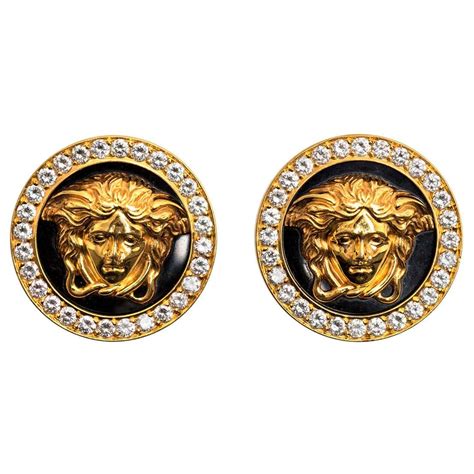 versace esrrings|versace earrings with diamonds.